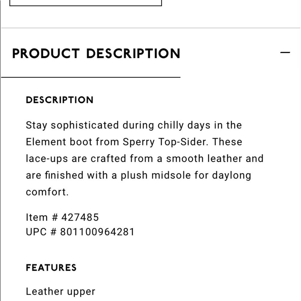 Sperry element boot - Picture 7 of 7